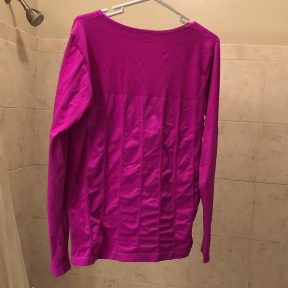 Fabletics Bright Iris Ling Sleeve Workout Top XXL - Picture 4 of 6